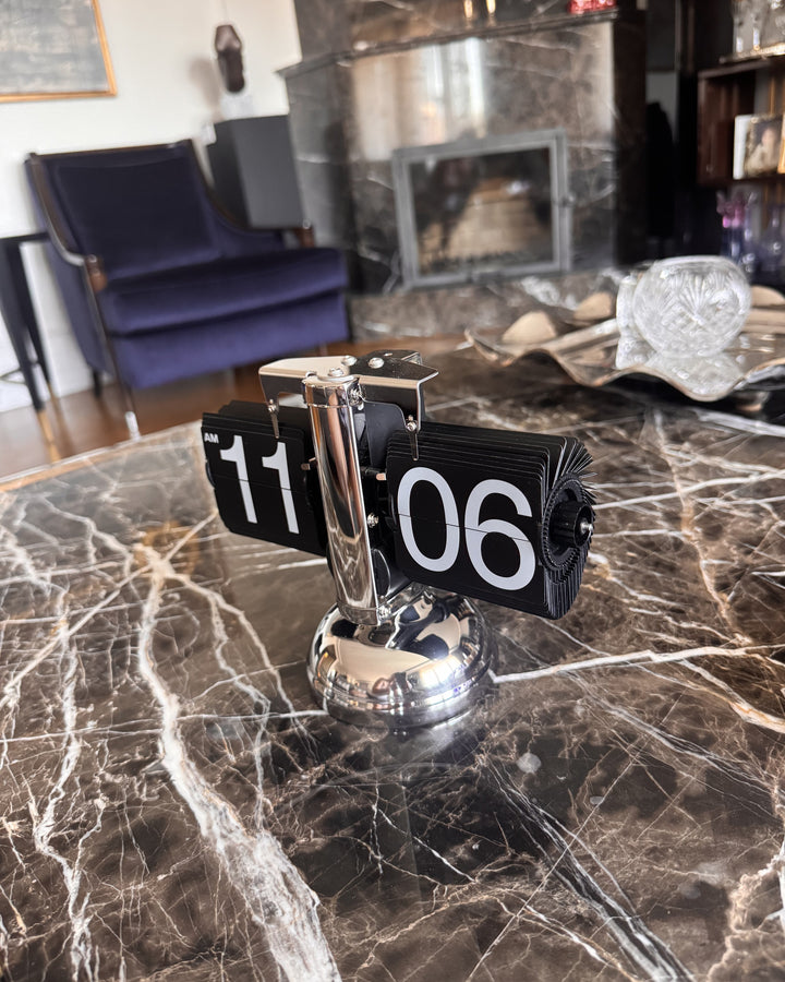 Vintage Auto Flip Clock | Retro Tischuhr
