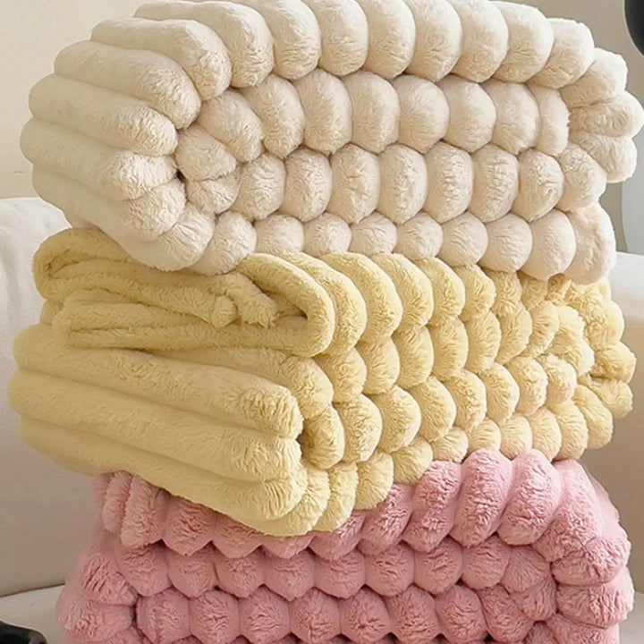 Cozy Stripes Wohndecke – 100 × 150 cm