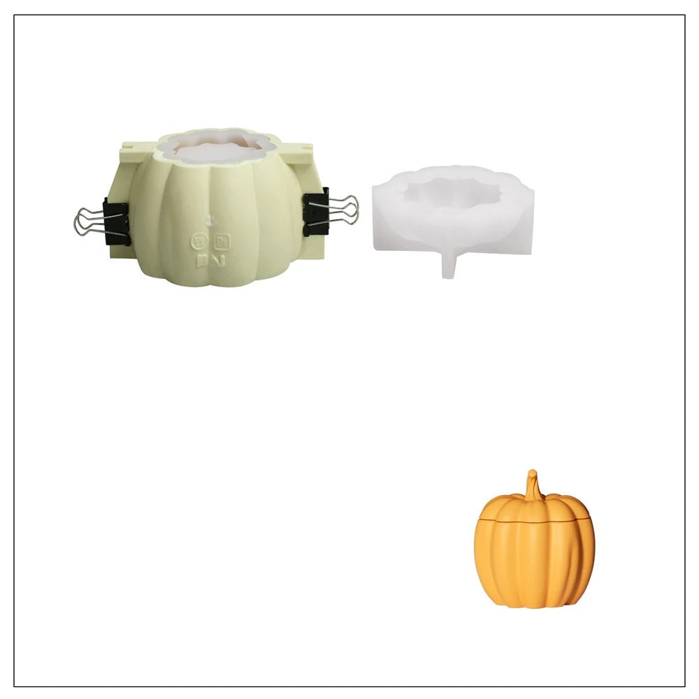 Harvest Pumpkin Candle Molds— Set of 3