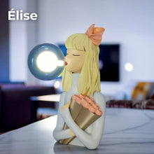 Farbenfrohen Paris Bubble Girls