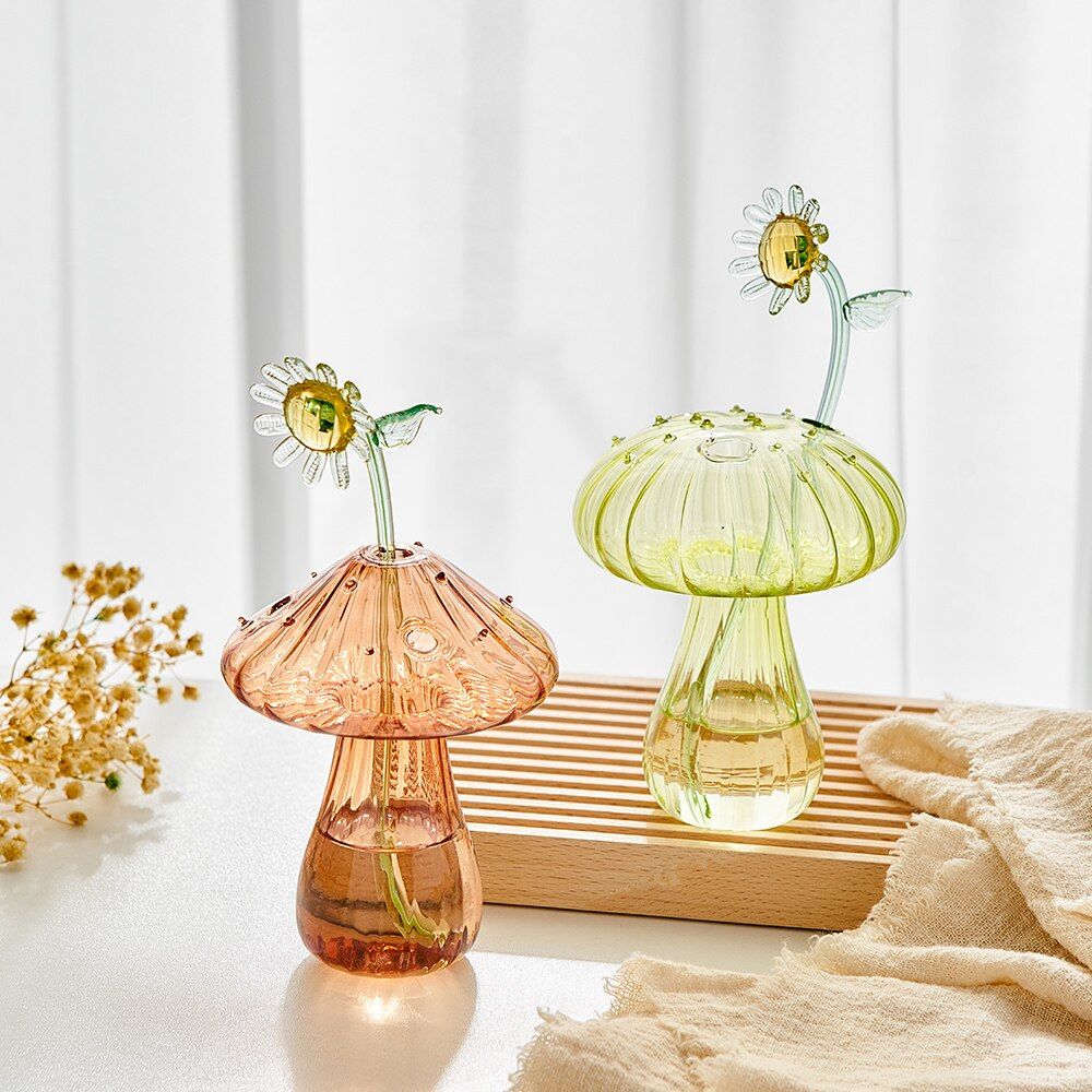 Glas-Skulptur „Luzid-Pilz“