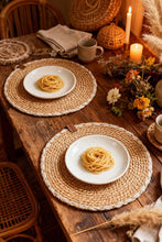 Stublute | Jute-Optik Rund