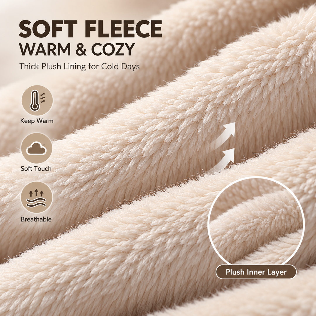3-in-1-Fleece-Winterhaube – gemütlich durch kalte Tage