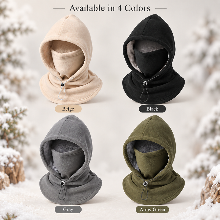 3-in-1-Fleece-Winterhaube – gemütlich durch kalte Tage