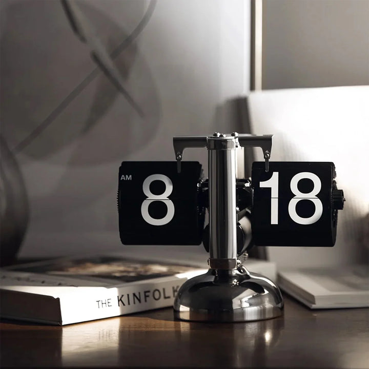 Vintage Auto Flip Clock | Retro Tischuhr