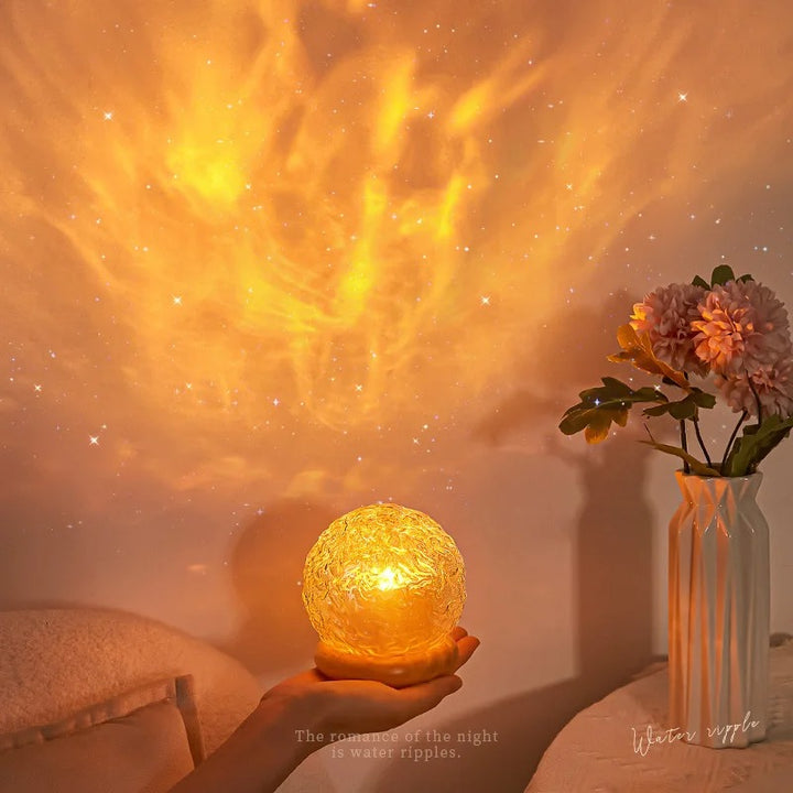 Kristall-Lichtkugel mit 16 Farben
