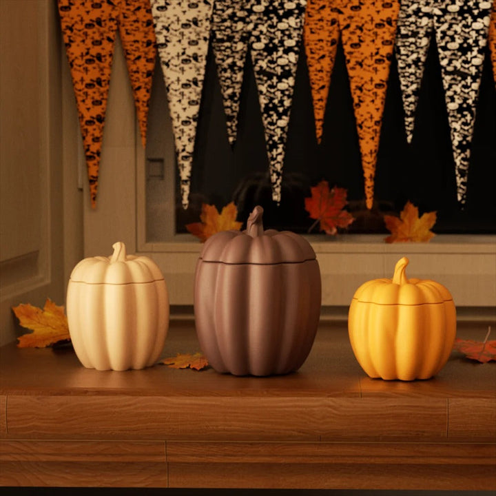 Harvest Pumpkin Candle Molds— Set of 3