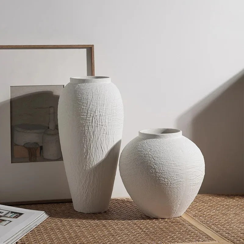 Matte Strukturvase