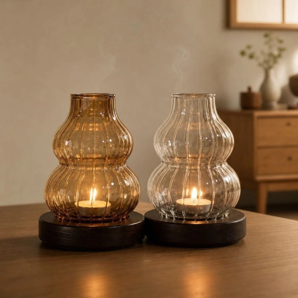 Gourd Glass Tealight Holder