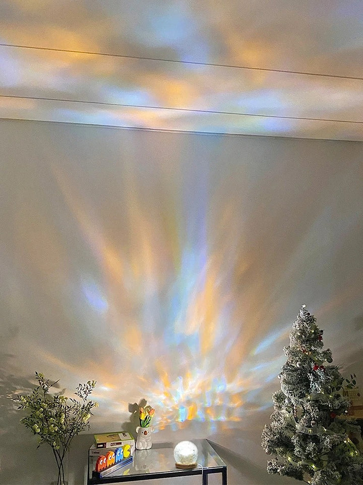 Kristall-Lichtkugel mit 16 Farben