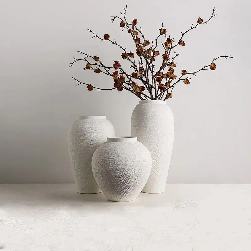 Matte Strukturvase