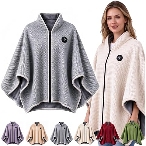 USB-Heizponcho mit 3 Wärmestufen