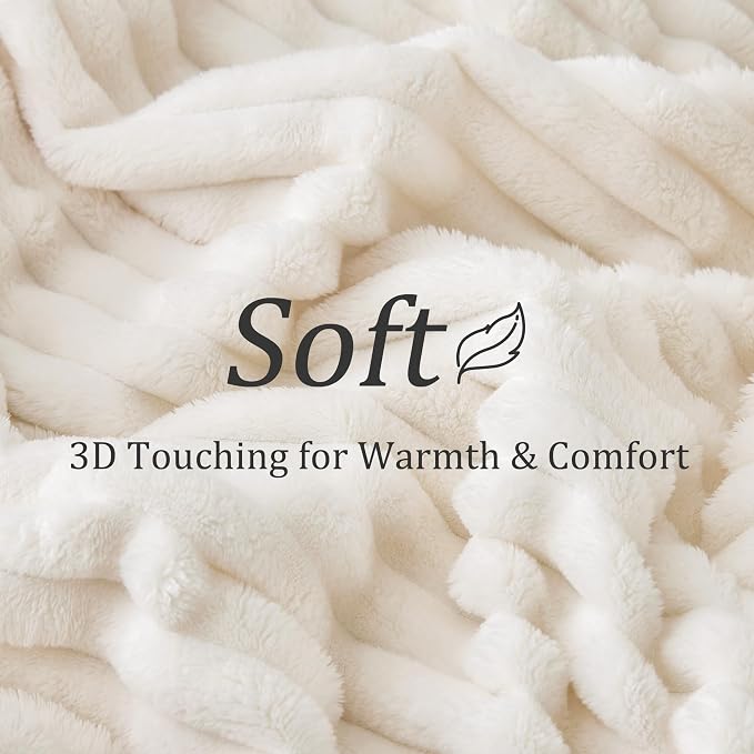 Cozy Stripes Wohndecke – 127 × 152 cm