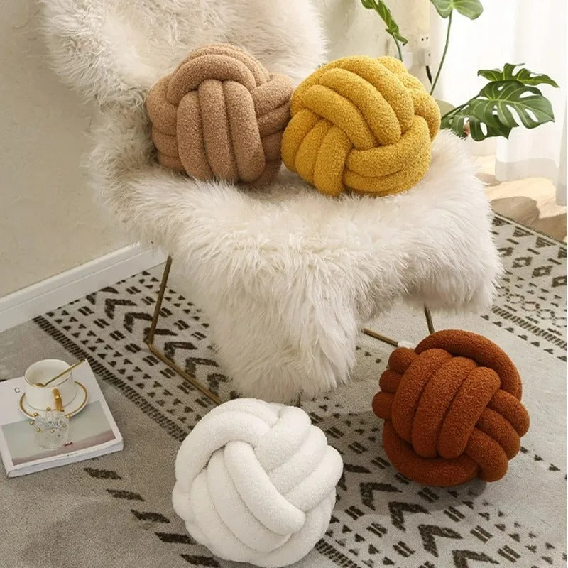 Sculptural Knot Pillow