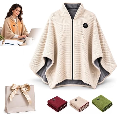 USB-Heizponcho mit 3 Wärmestufen