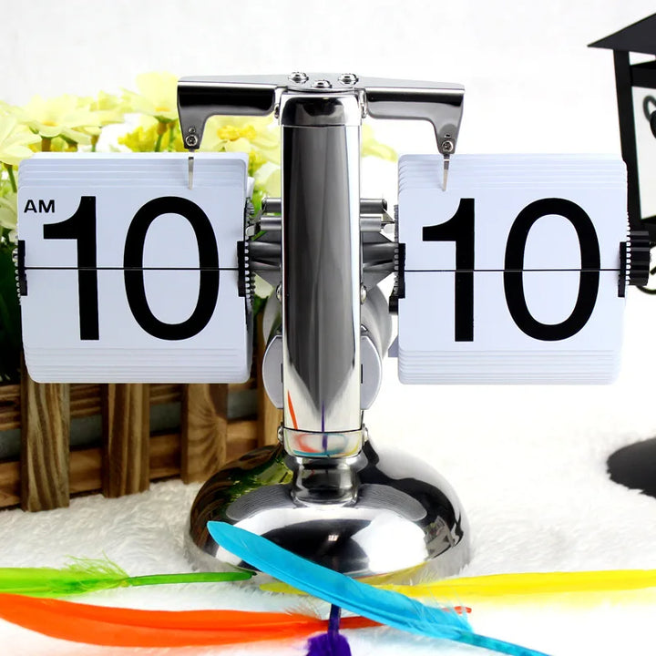 Vintage Auto Flip Clock | Retro Tischuhr