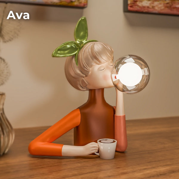 Klassische  Bubble Girls Lampe