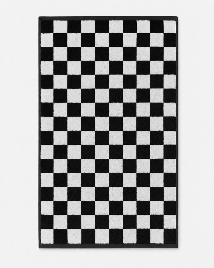 Checkerboard Handtücher – Das Schwarze Duo