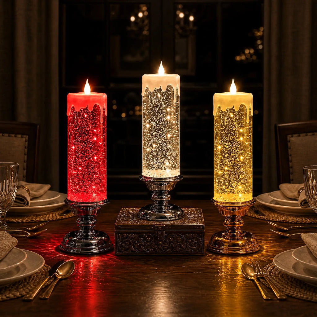 Nordglanz Glitzerkerze – STUBLUTE