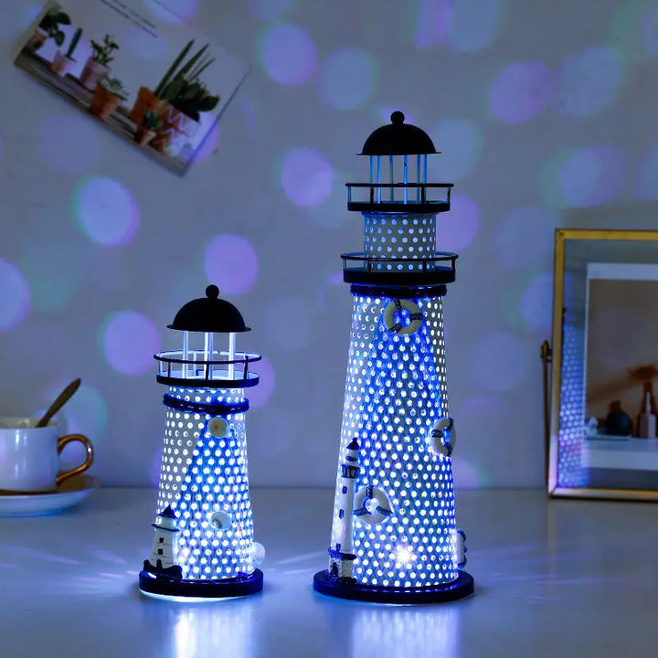 Harbor Glow – LED Leuchtturm Deko ✨