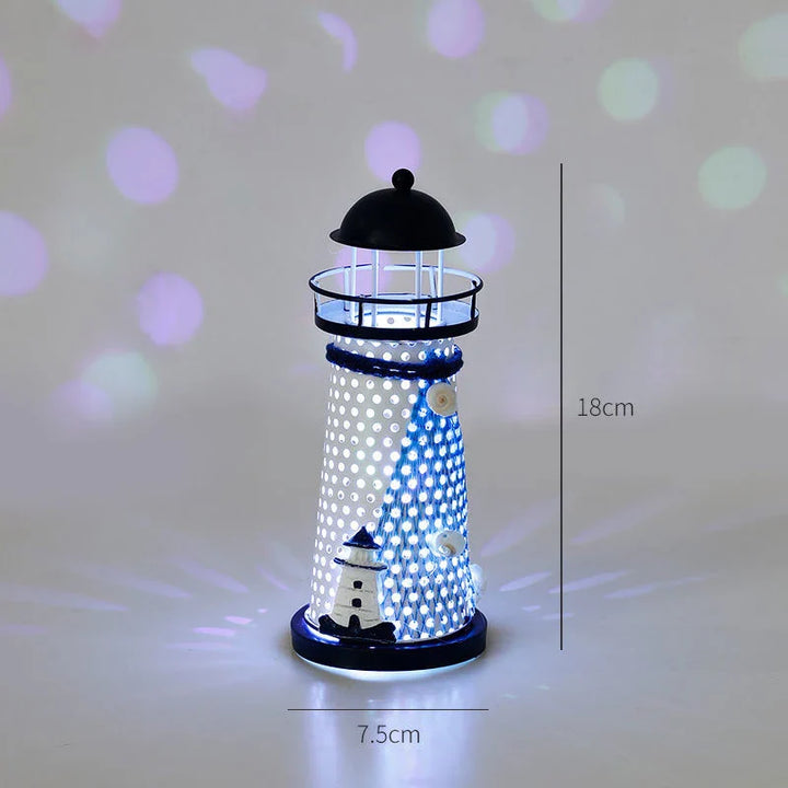 Harbor Glow – LED Leuchtturm Deko ✨