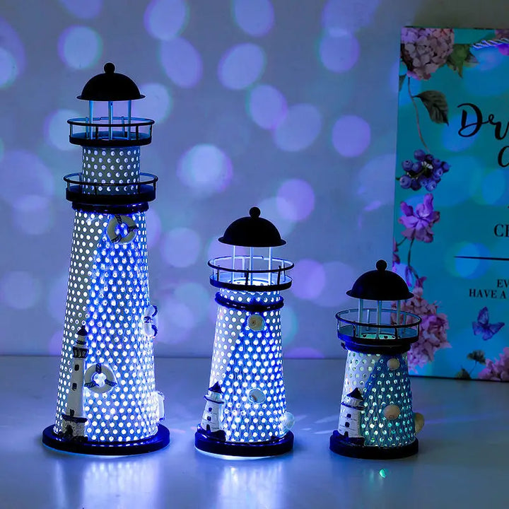 Harbor Glow – LED Leuchtturm Deko ✨