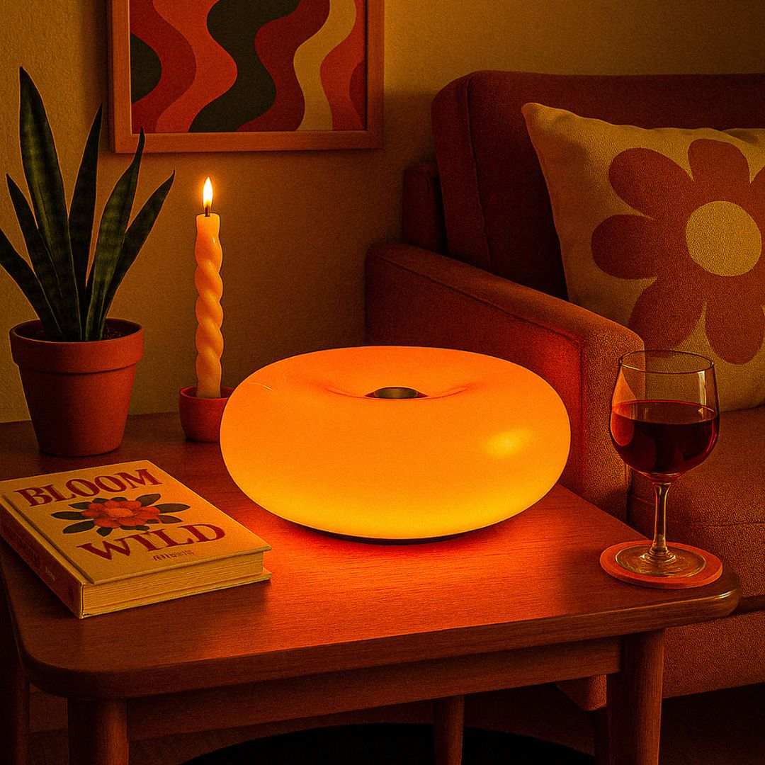 Die Donut Lampe