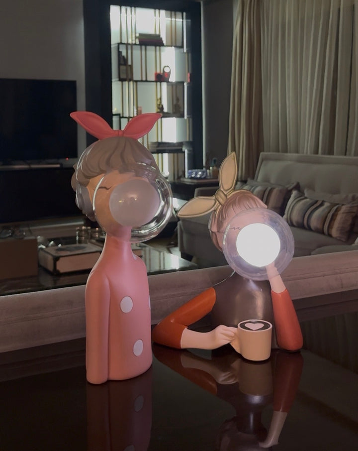 Bubble-Girls Lampe
