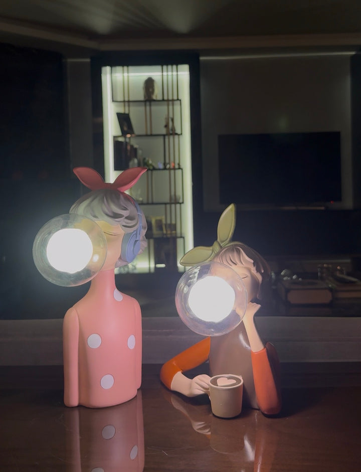 Bubble-Girls Lampe