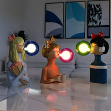 Farbenfrohen Paris Bubble Girls