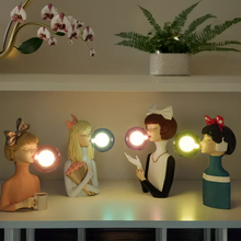 Farbenfrohen Paris Bubble Girls