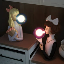 Farbenfrohen Paris Bubble Girls