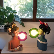 Farbenfrohen Paris Bubble Girls