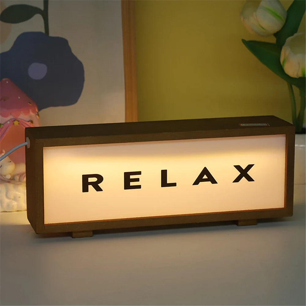 Light Notes – LED Nachtlicht aus Holz &amp; Acryl