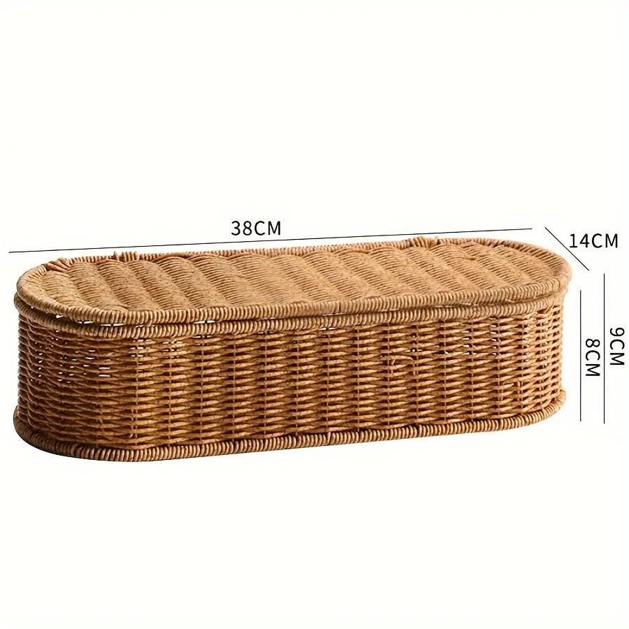 Boho Weidenkorb – Aufbewahrungskorb