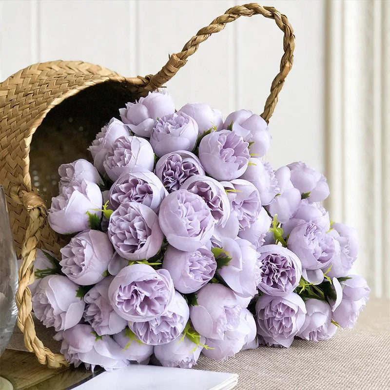 Seidenpfingstrosen-Bouquet