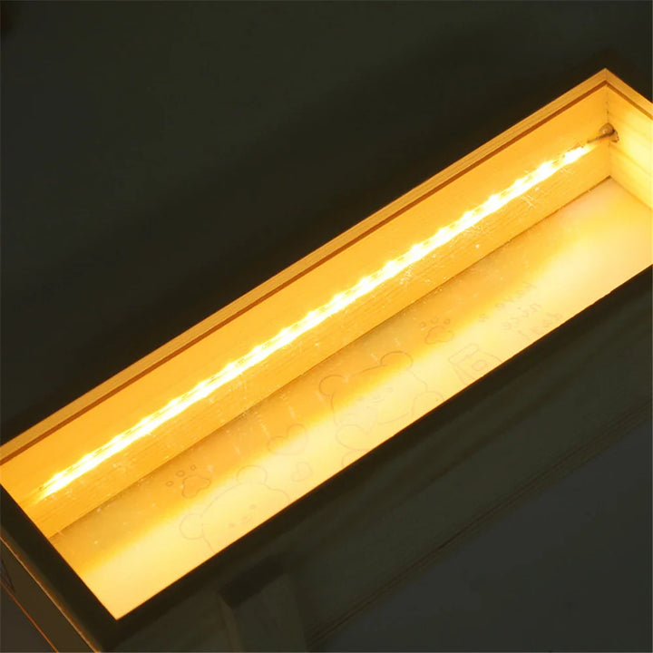 Light Notes – LED Nachtlicht aus Holz &amp; Acryl