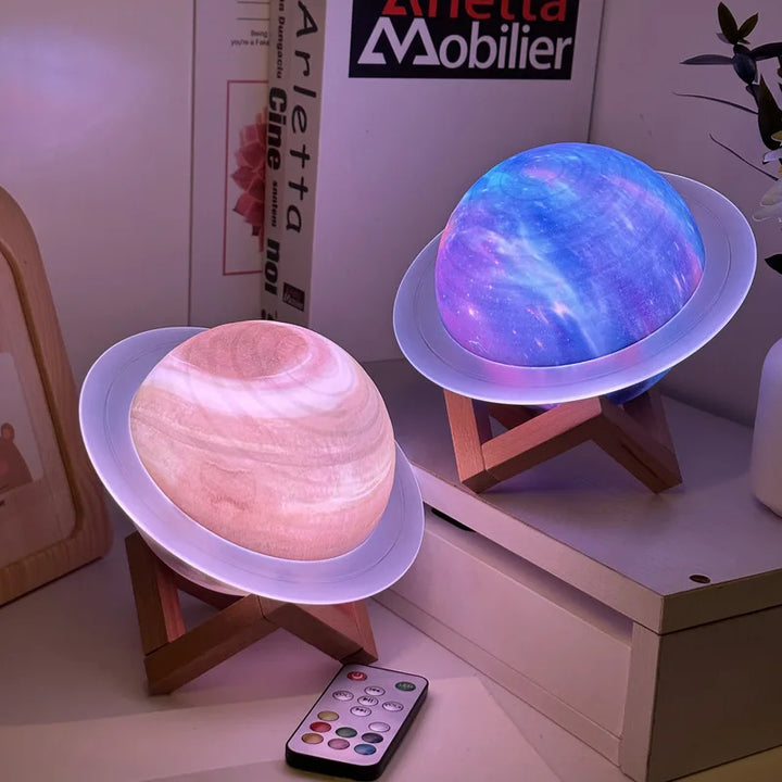 Saturna Glow – Bluetooth Lautsprecher mit Ambientelicht