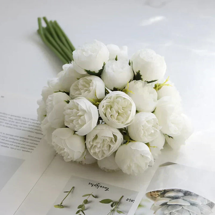 Seidenpfingstrosen-Bouquet