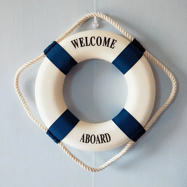 Maritime Rettungsring-Wanddeko