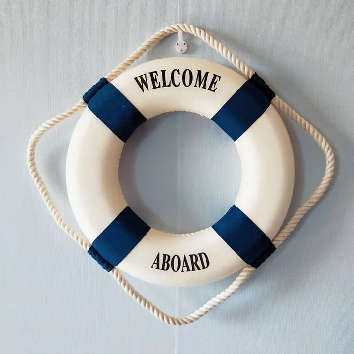 Maritime Rettungsring-Wanddeko