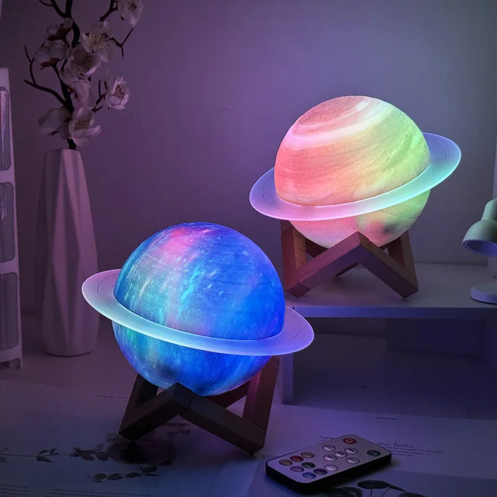 Saturna Glow – Bluetooth Lautsprecher mit Ambientelicht