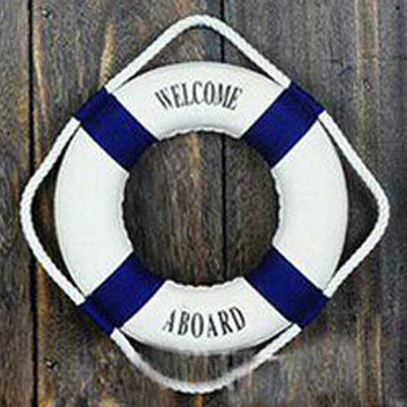 Maritime Rettungsring-Wanddeko