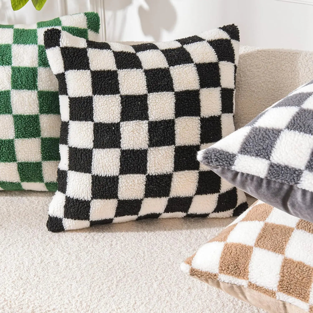 Checkerboard Kissenbezug