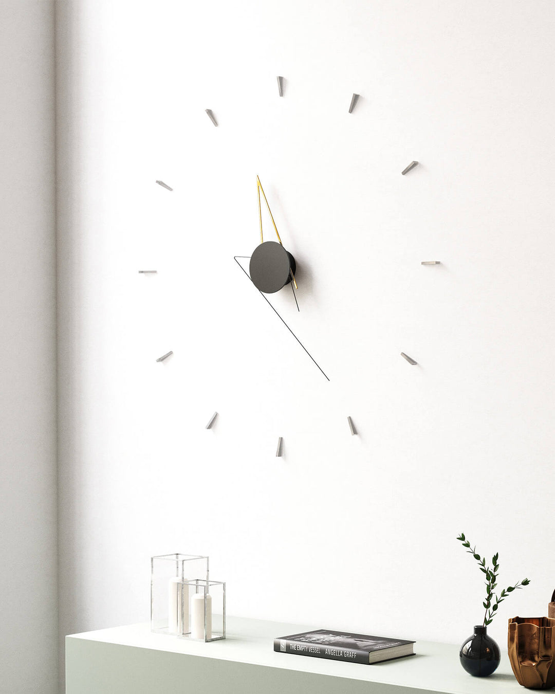DIY Metall-Wanduhr
