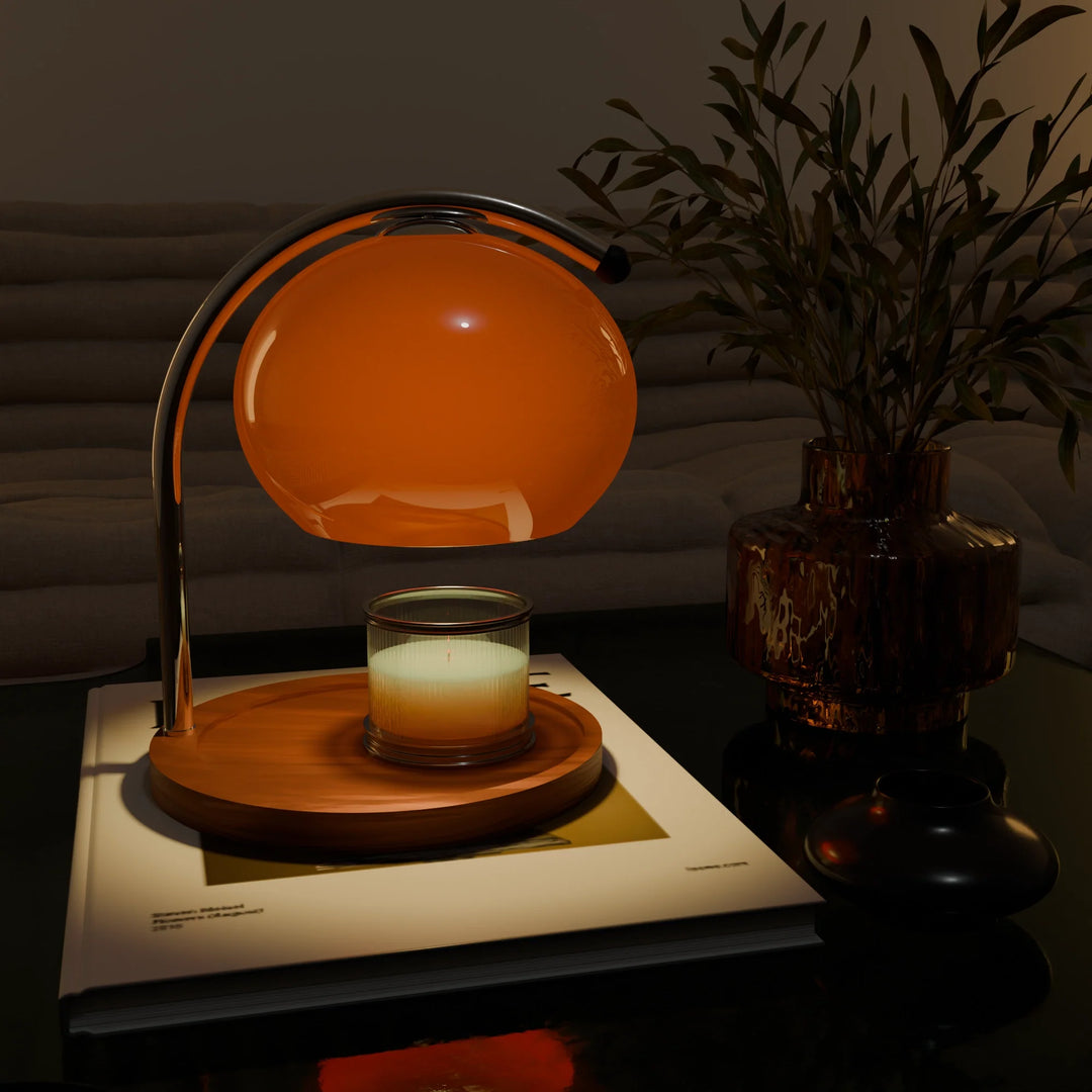 Die Tangerine Retro Kerzen Lampe