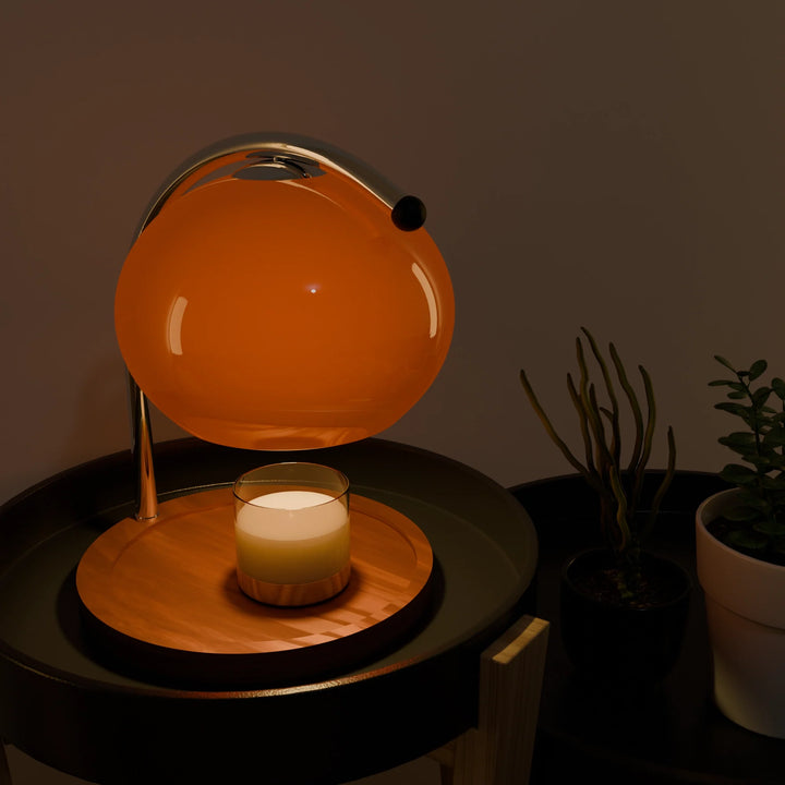 Die Tangerine Retro Kerzen Lampe
