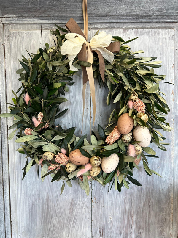 Stublute Osterkranz-Beige & Oliv