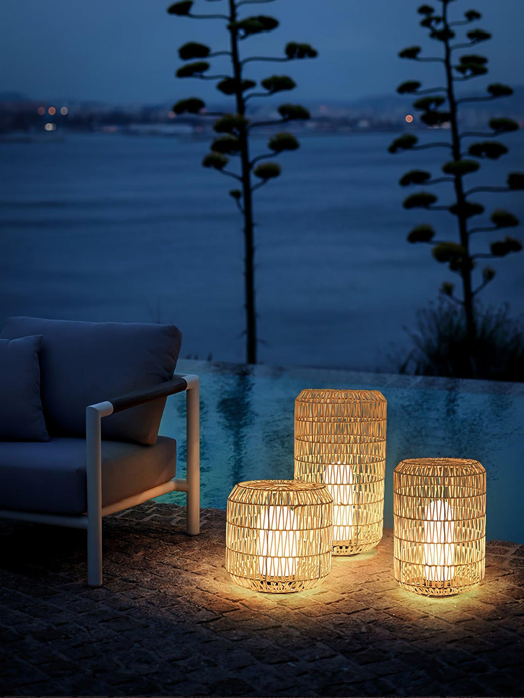 Sora Rattan Leuchte