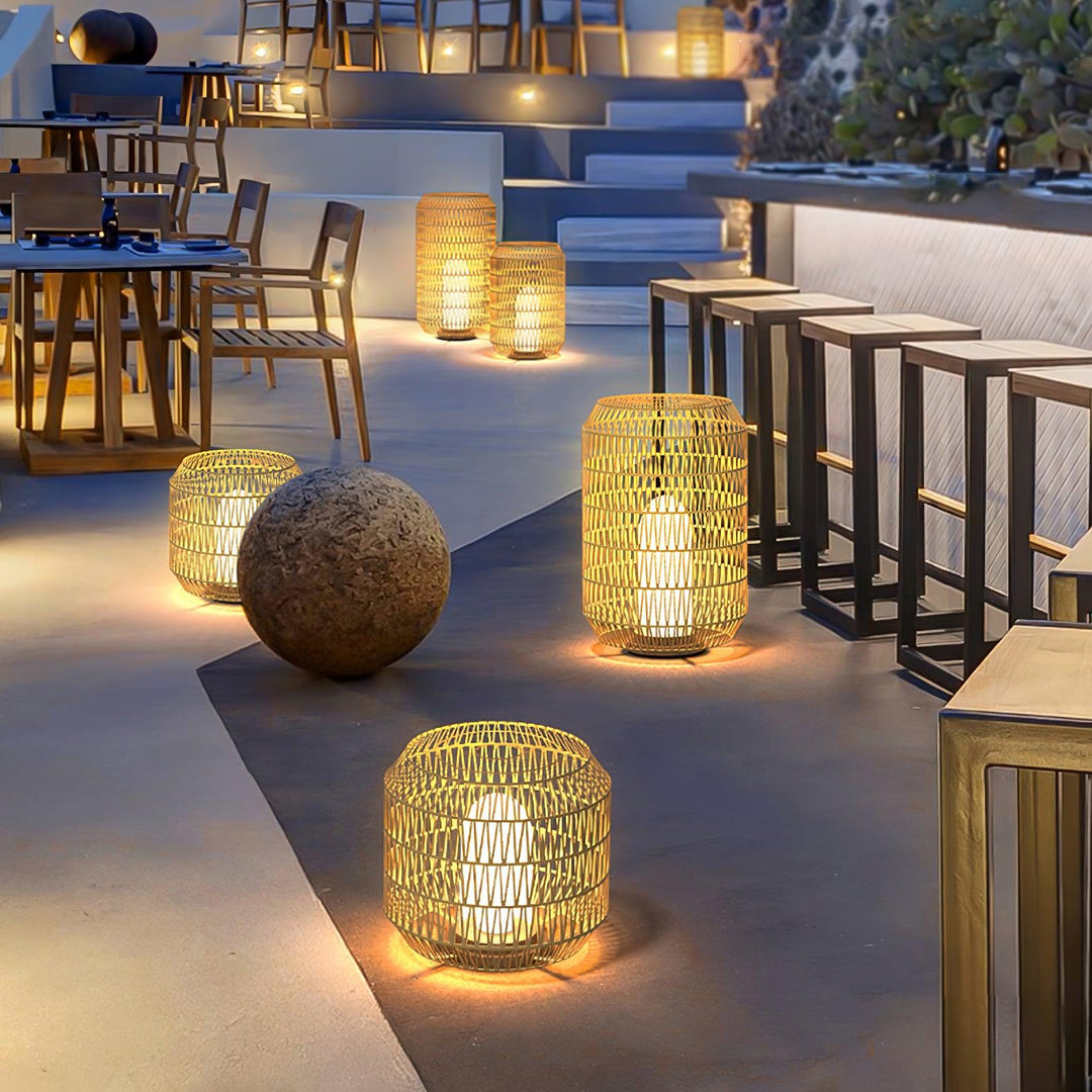Sora Rattan Leuchte